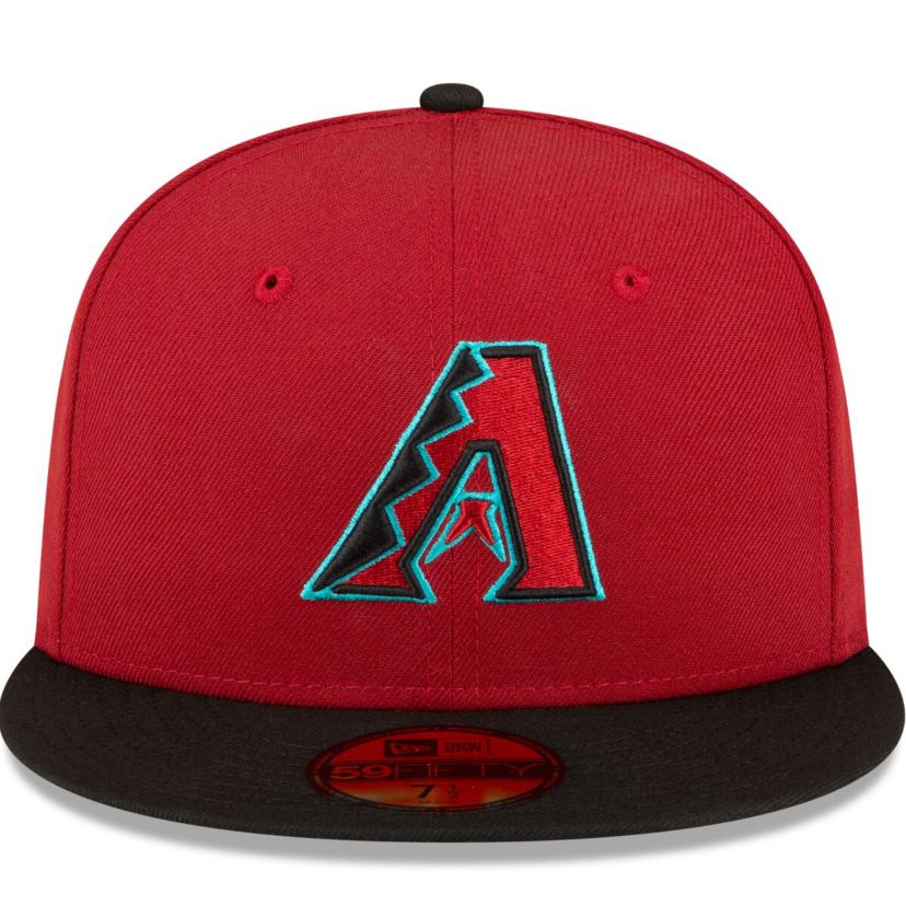 MLB Red/Black Arizona Diamondbacks Home Authentic Collection On-Field 59FIFTY Fitted Hat