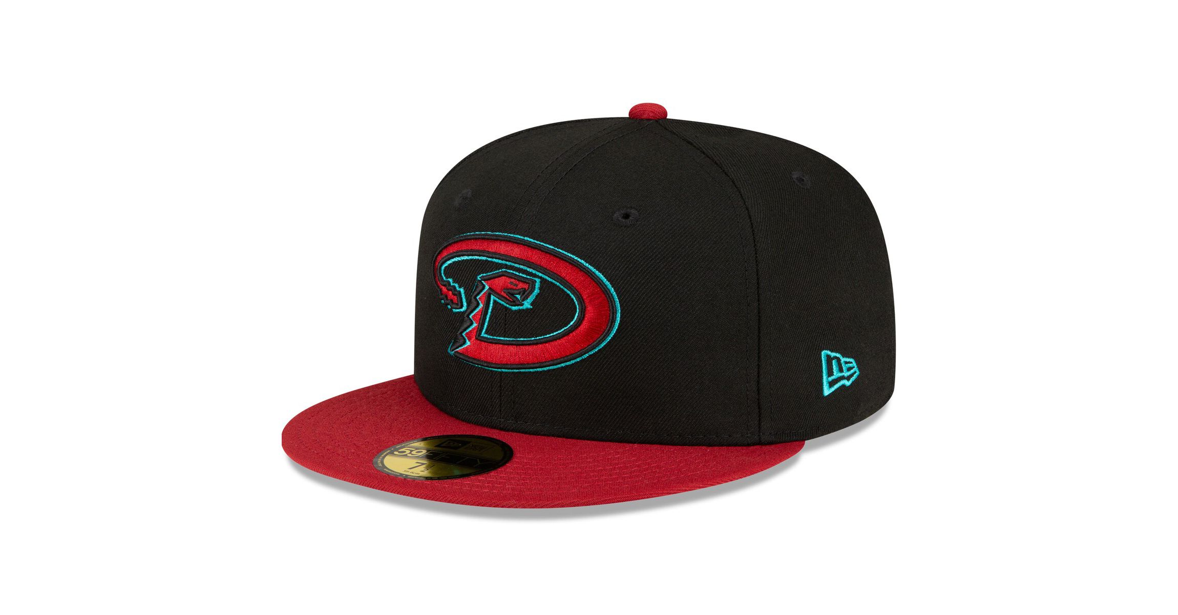 MLB Black/Red Arizona Diamondbacks Road Authentic Collection On-Field 59FIFTY Fitted Hat