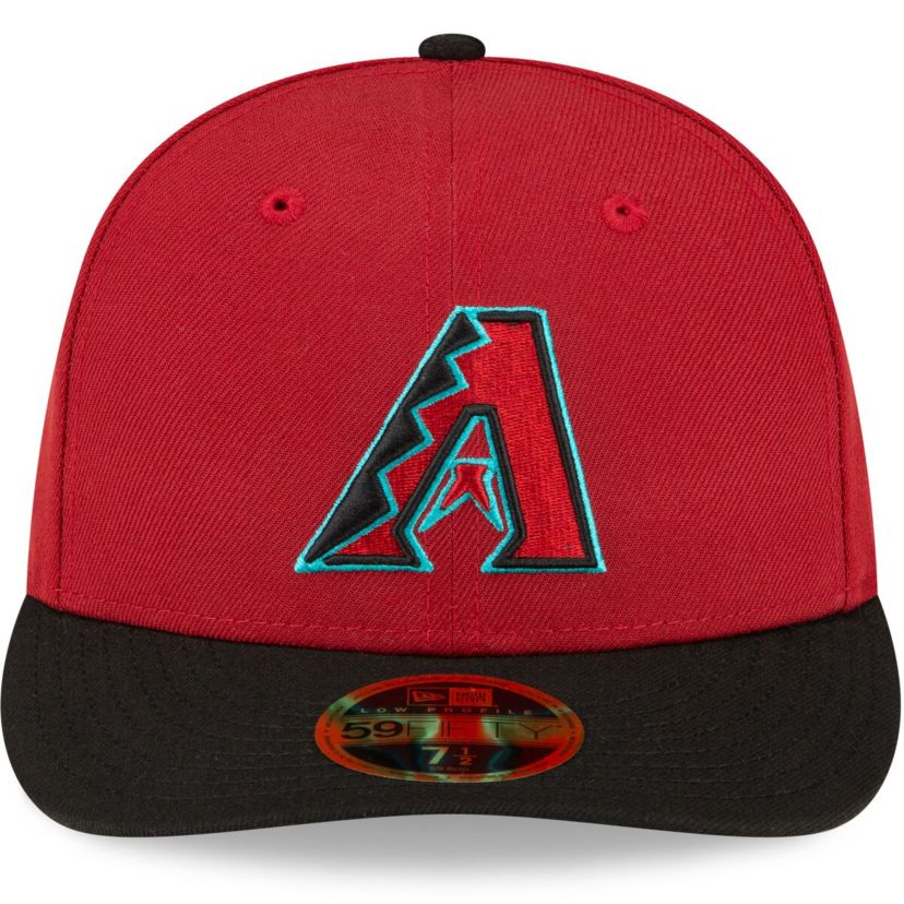 MLB Red/Black Arizona Diamondbacks Home Authentic Collection On-Field Low 59FIFTY Fitted Hat