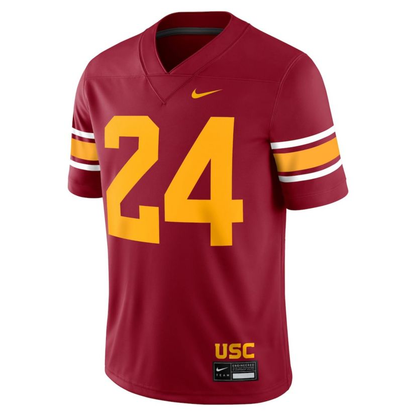 NCAA Nike #24 USC Trojans Alternate Game Jersey