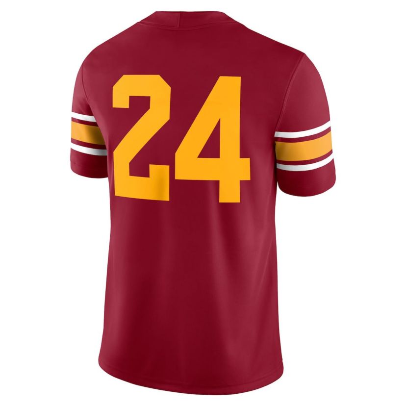 NCAA Nike #24 USC Trojans Alternate Game Jersey