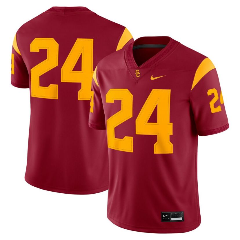 NCAA Nike #24 USC Trojans Game Jersey