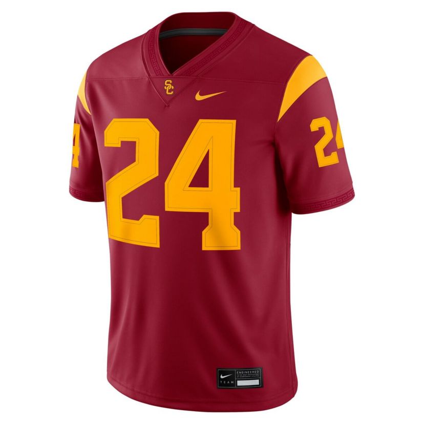 NCAA Nike #24 USC Trojans Game Jersey