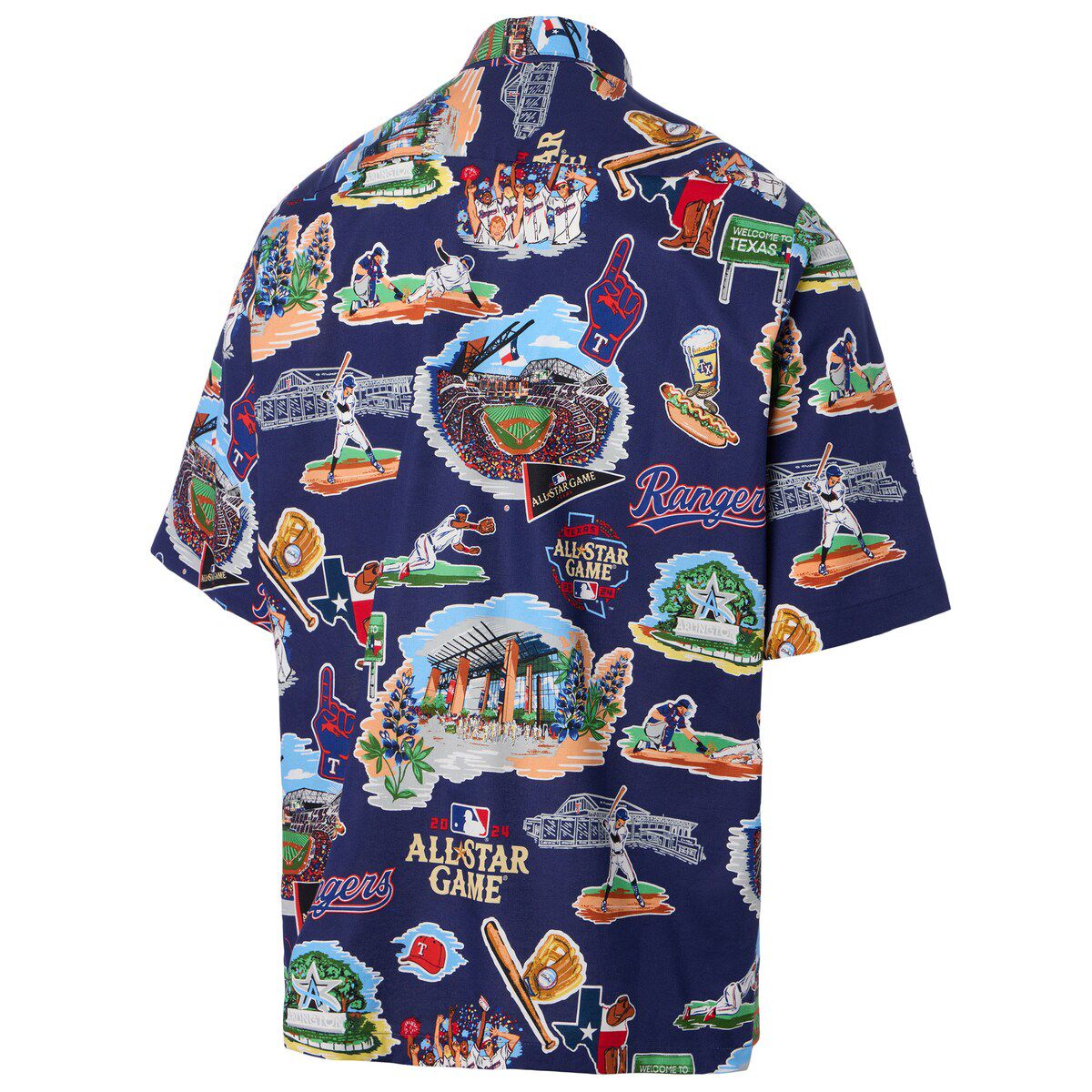 Multi-Team MLB 2024 MLB All-Star Game Button-Up Polo