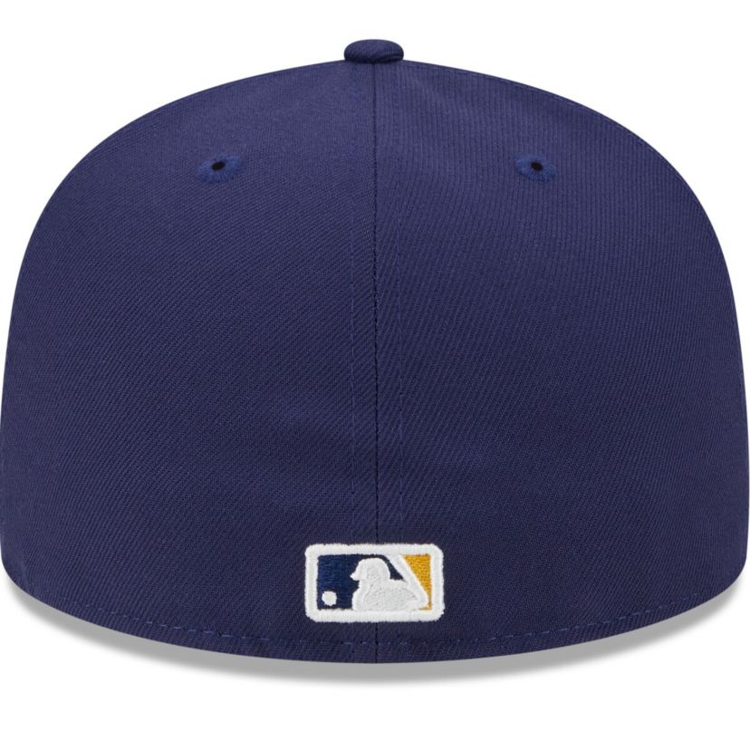 MLB Cream/Navy Milwaukee Brewers 2024 MLB All-Star Game Workout 59FIFTY Fitted Hat