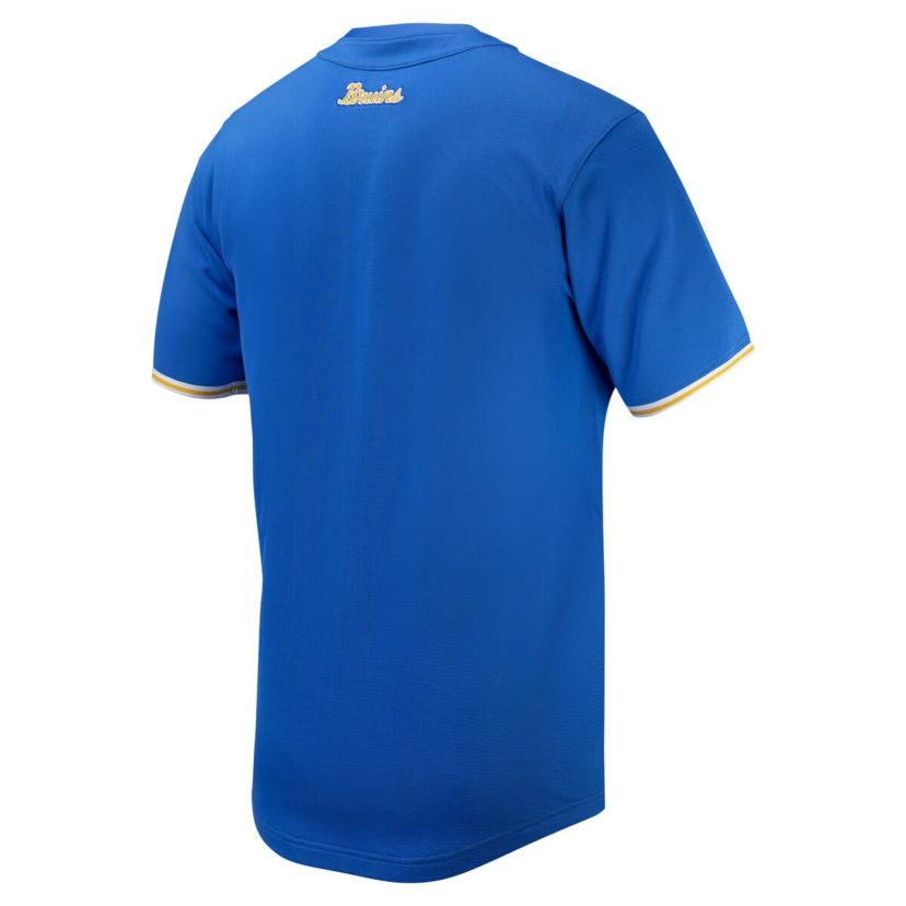 NCAA Nike UCLA Bruins Replica Full-Button Baseball Jersey