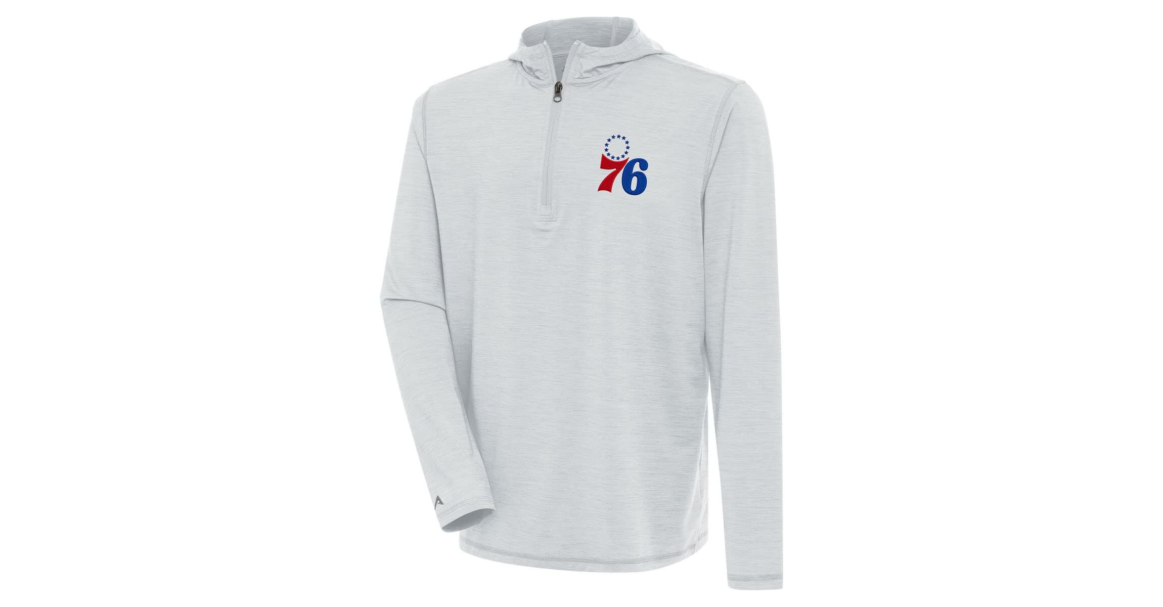 NBA Philadelphia 76ers Tidy Quarter-Zip Lightweight Pullover Top