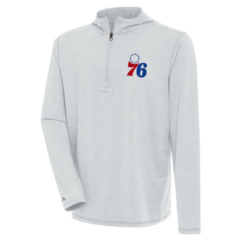 NBA Philadelphia 76ers Tidy Quarter-Zip Lightweight Pullover Top