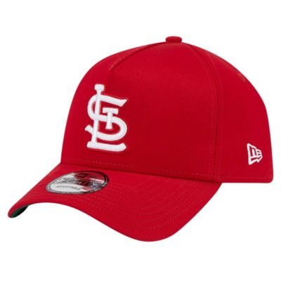 New Era Men's MLB St. Louis Cardinals Team Color A-Frame 9FORTY Adjustable Hat, Red