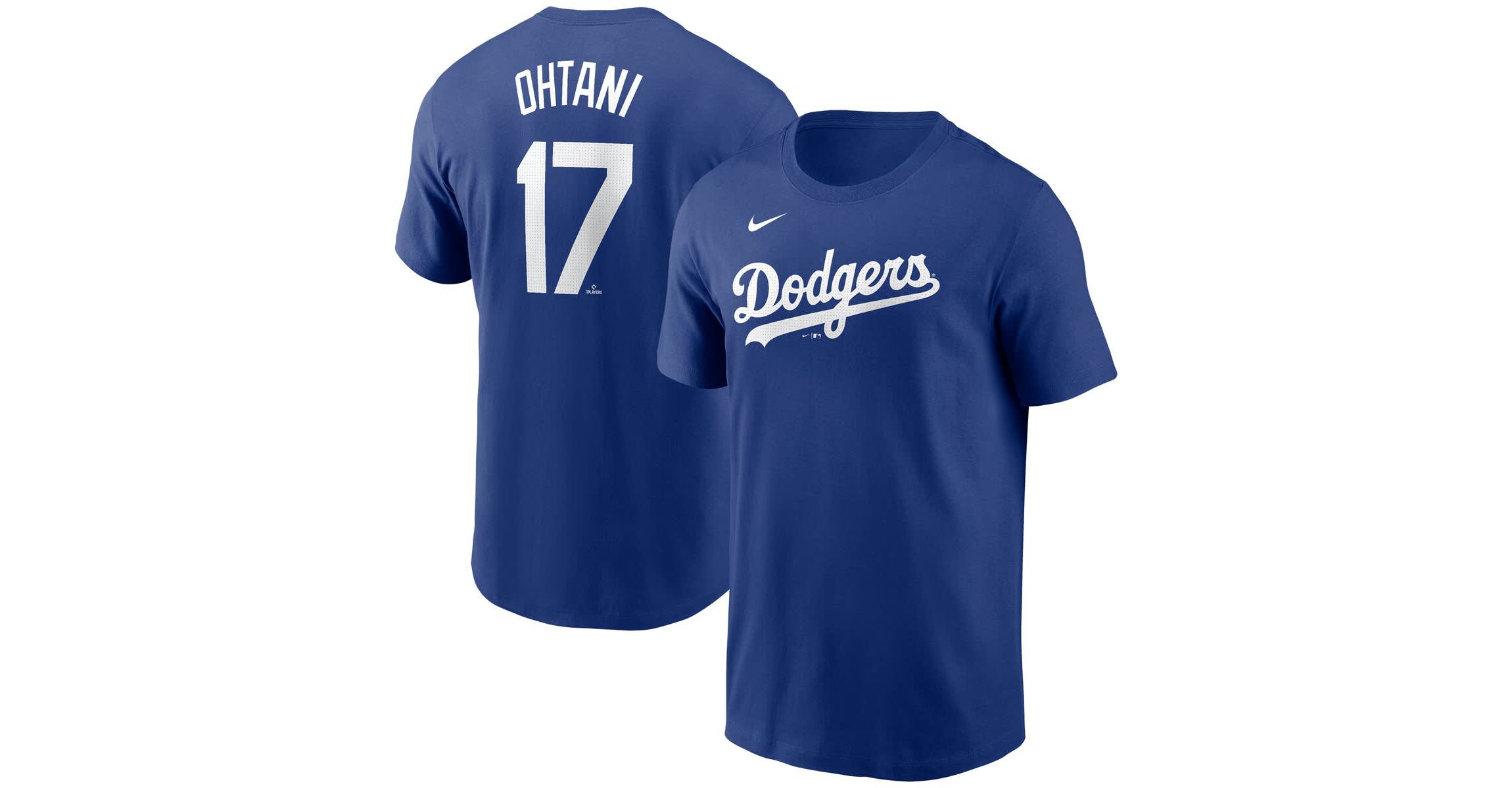 MLB Nike Shohei Ohtani Los Angeles Dodgers 2024 Fuse Name & Number T-Shirt