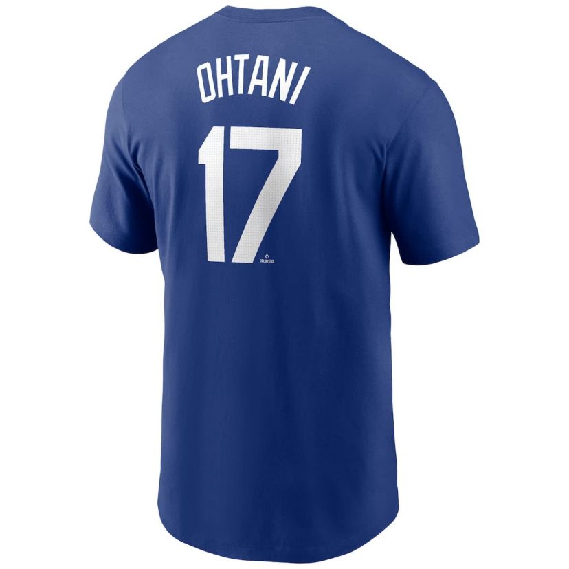MLB Nike Shohei Ohtani Los Angeles Dodgers 2024 Fuse Name & Number T-Shirt