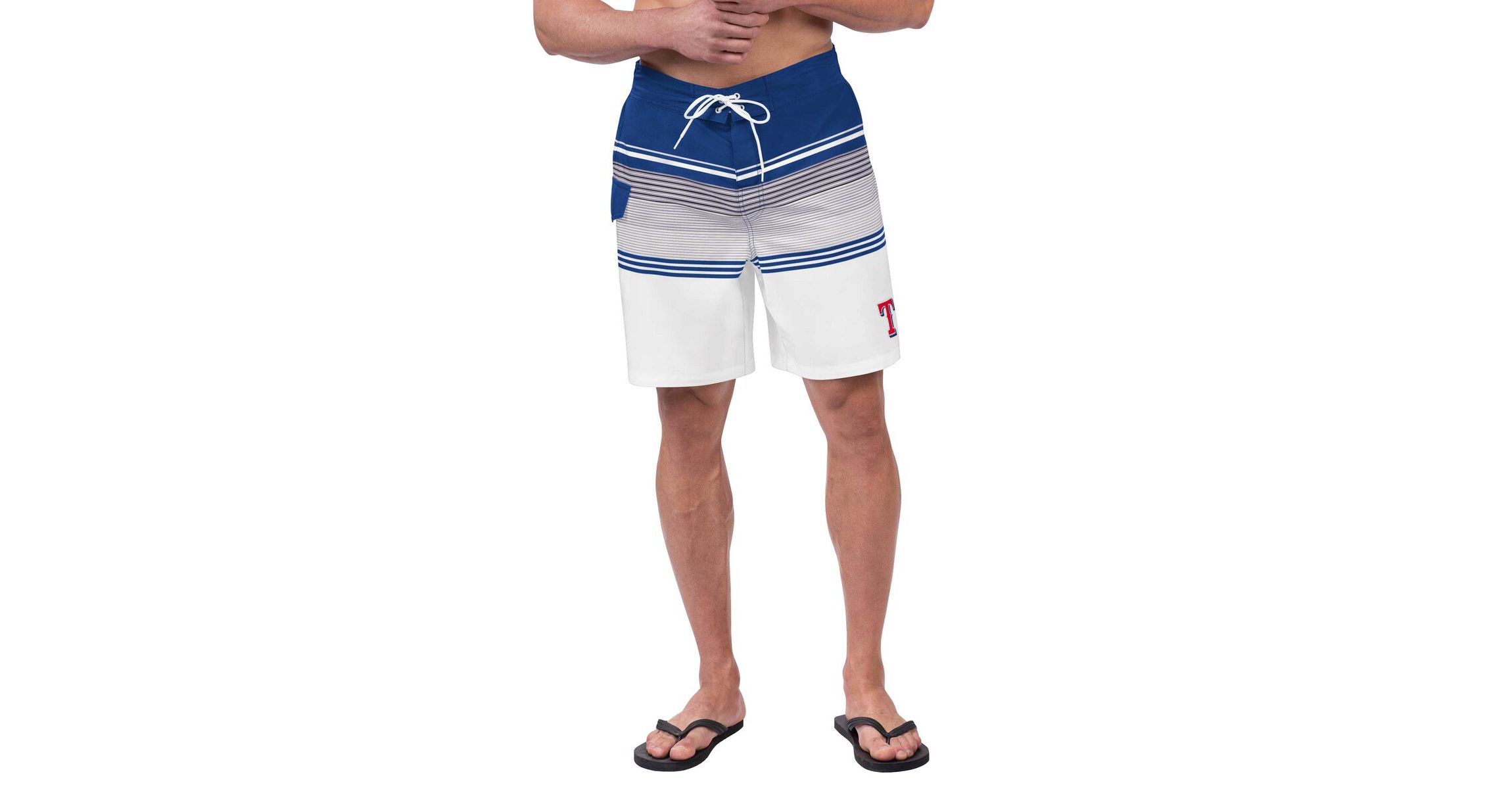 MLB Royal/White Texas Rangers Jump Shot Volley Board Shorts