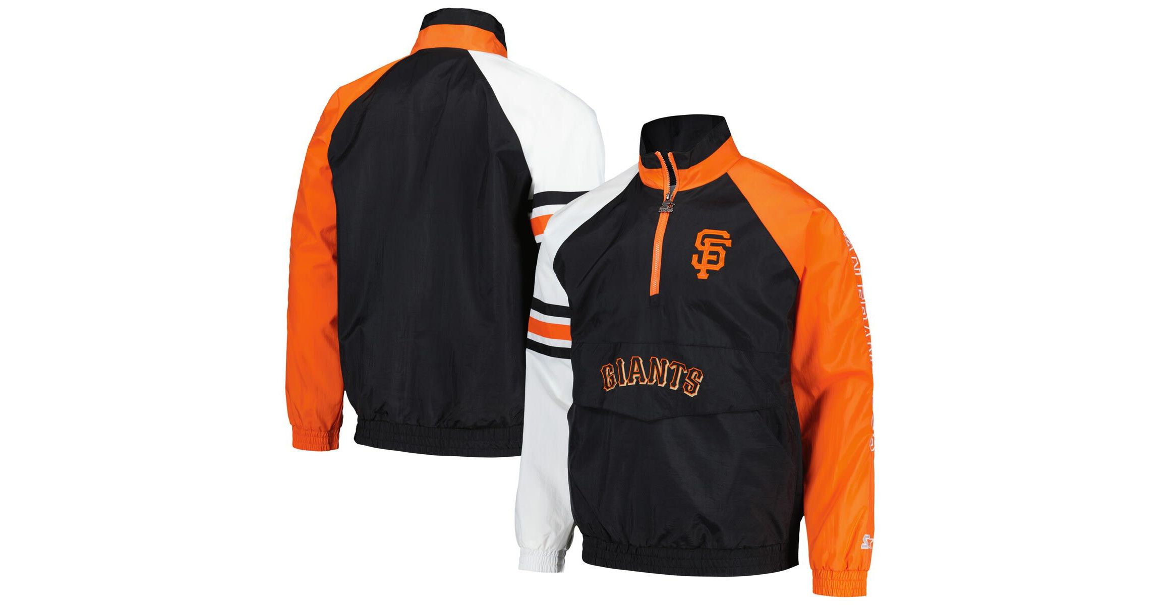 MLB San Francisco Giants Elite Raglan Half-Zip Jacket