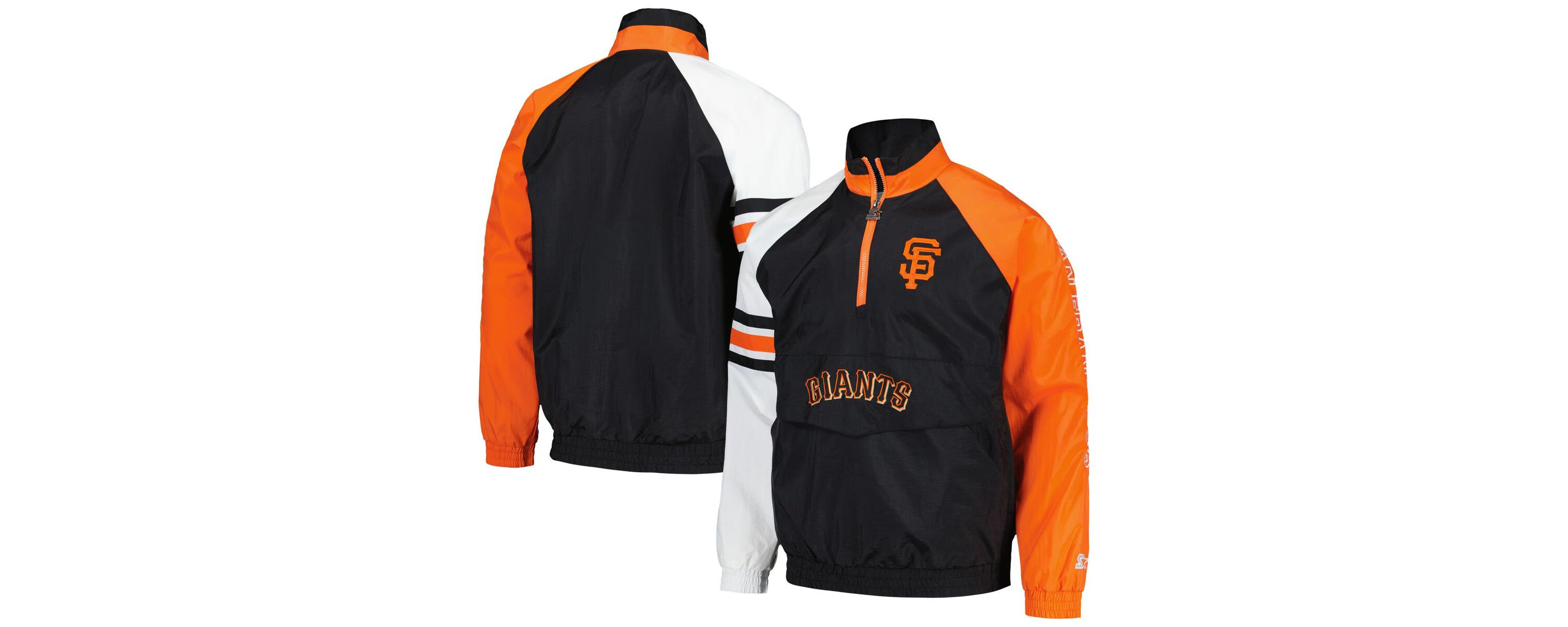 MLB San Francisco Giants Elite Raglan Half-Zip Jacket