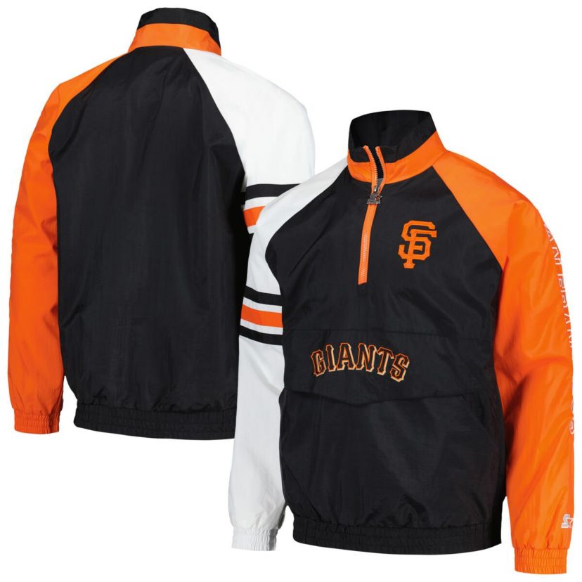 MLB San Francisco Giants Elite Raglan Half-Zip Jacket