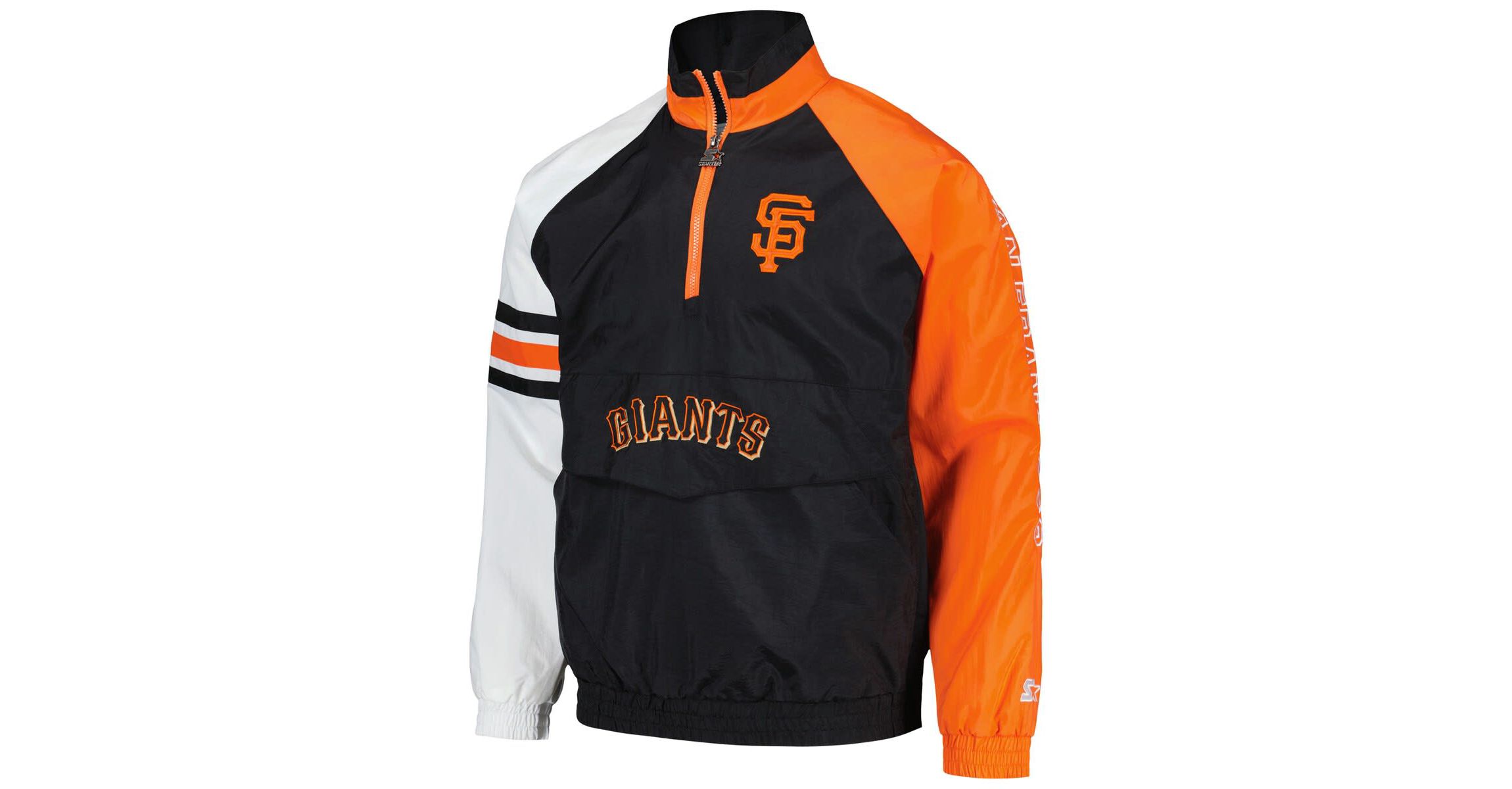 MLB San Francisco Giants Elite Raglan Half-Zip Jacket