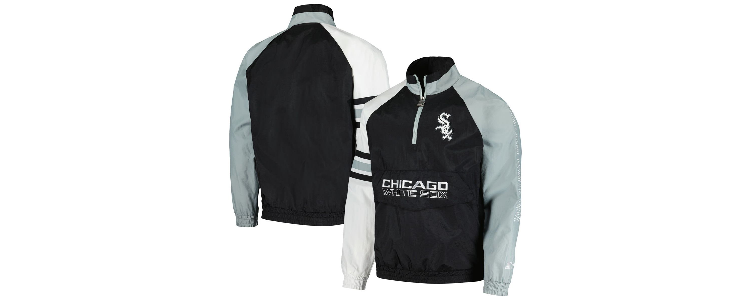 Chicago White Sox MLB Chicago Sox Elite Raglan Half-Zip Jacket