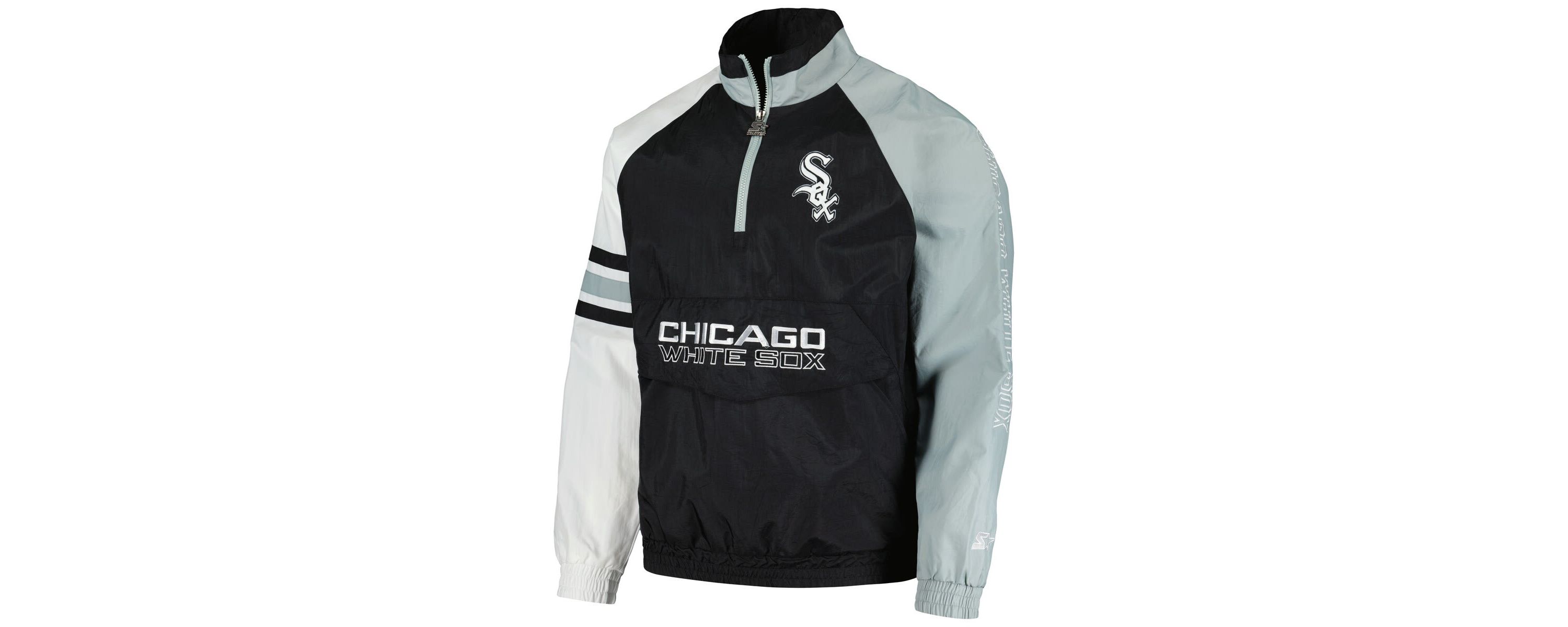 Chicago White Sox MLB Chicago Sox Elite Raglan Half-Zip Jacket