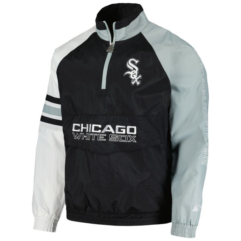 Chicago White Sox MLB Chicago Sox Elite Raglan Half-Zip Jacket