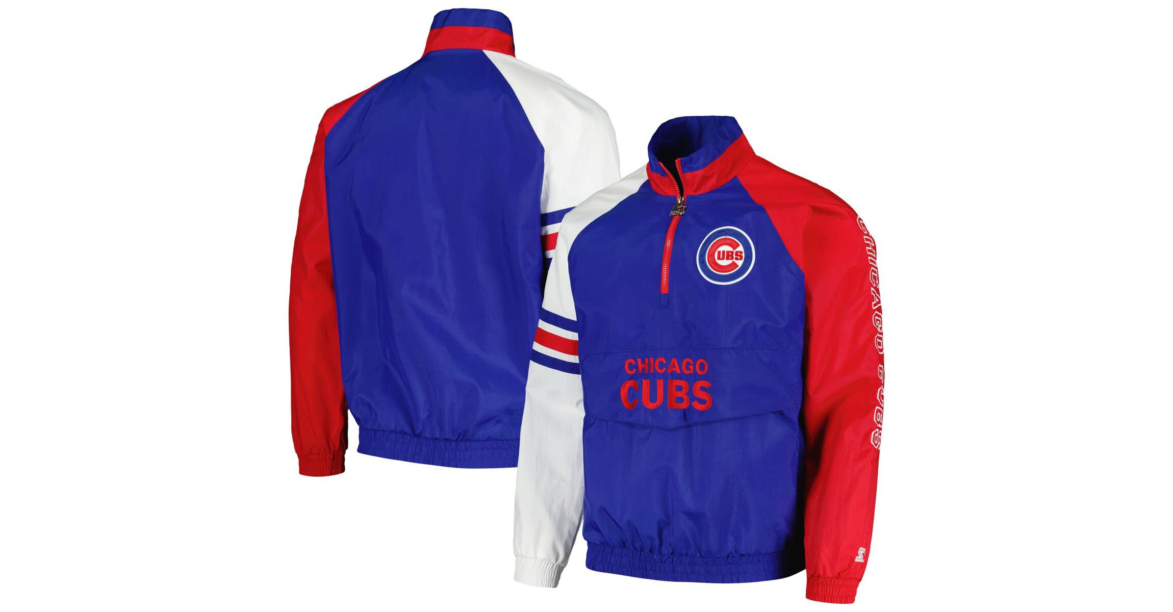 MLB Chicago Cubs Elite Raglan Half-Zip Jacket