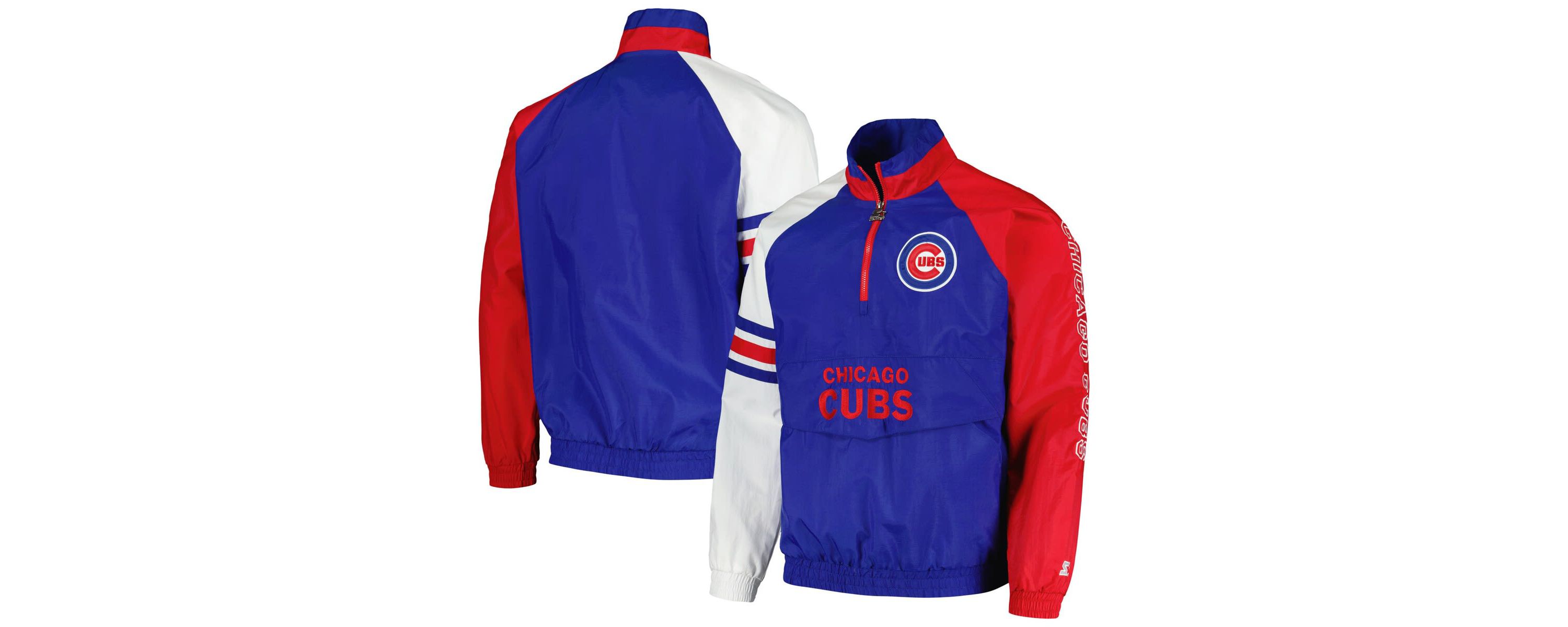 MLB Chicago Cubs Elite Raglan Half-Zip Jacket