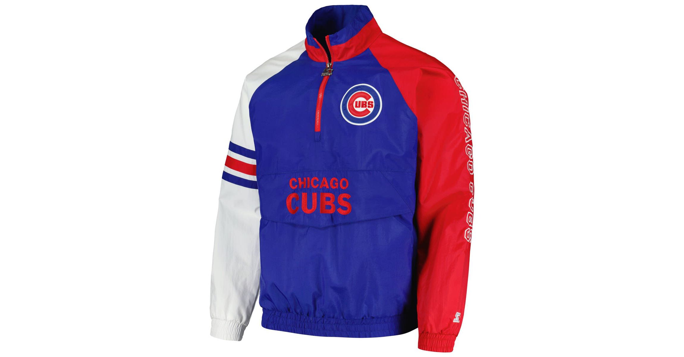 MLB Chicago Cubs Elite Raglan Half-Zip Jacket