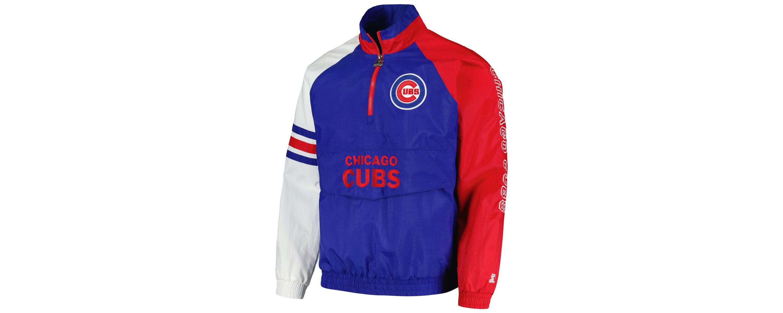 MLB Chicago Cubs Elite Raglan Half-Zip Jacket
