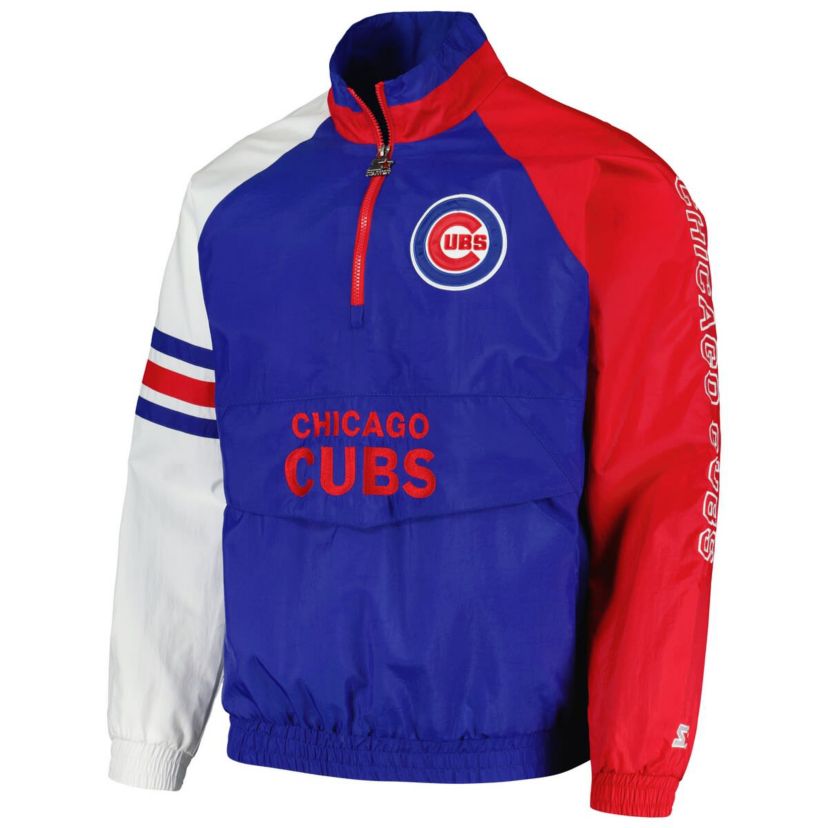MLB Chicago Cubs Elite Raglan Half-Zip Jacket
