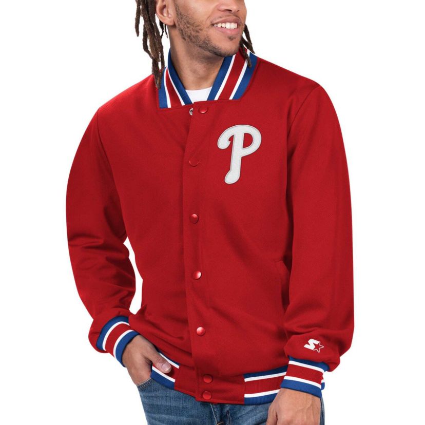 MLB Philadelphia Phillies Secret Weapon Full-Snap Jacket