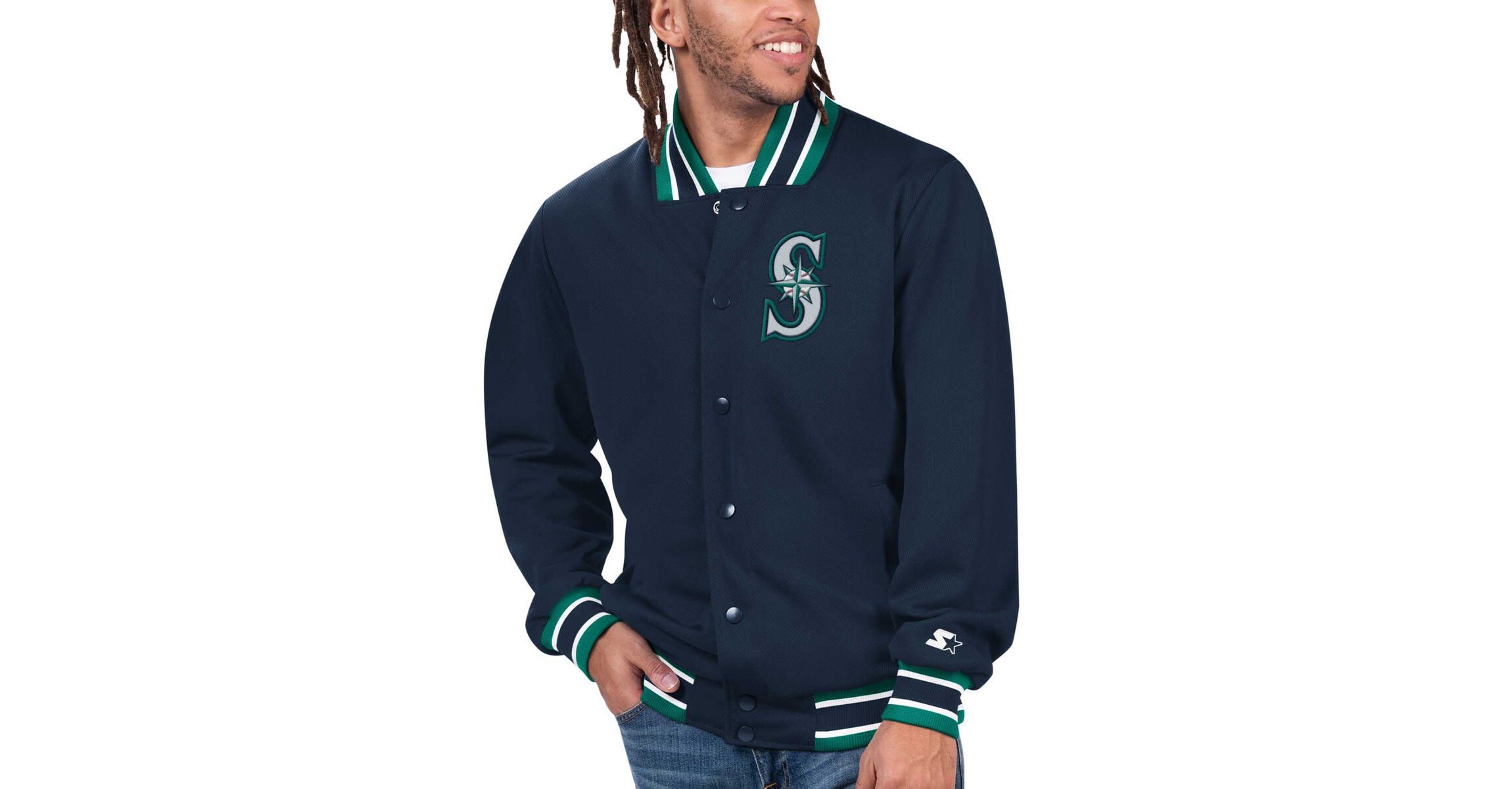 MLB Seattle Mariners Secret Weapon Full-Snap Jacket