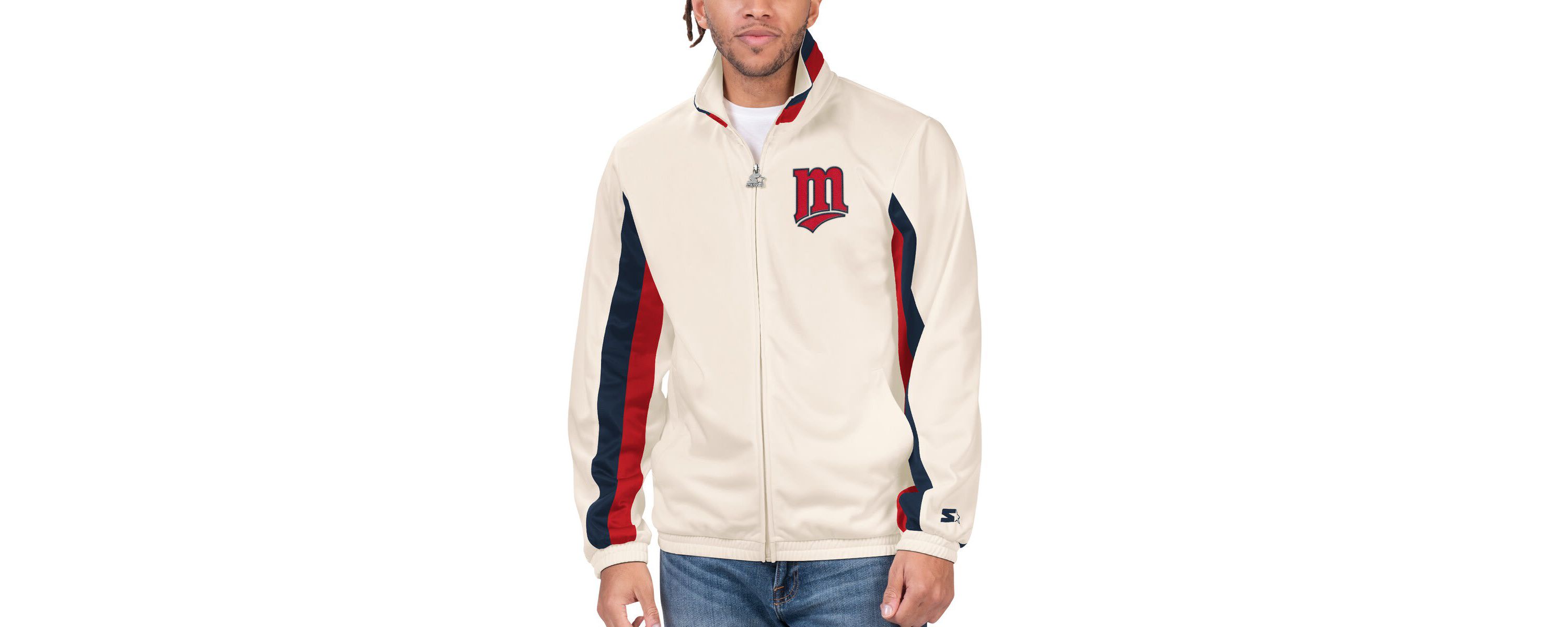 MLB Minnesota Twins Rebound Cooperstown Collection Full-Zip Track Jacket