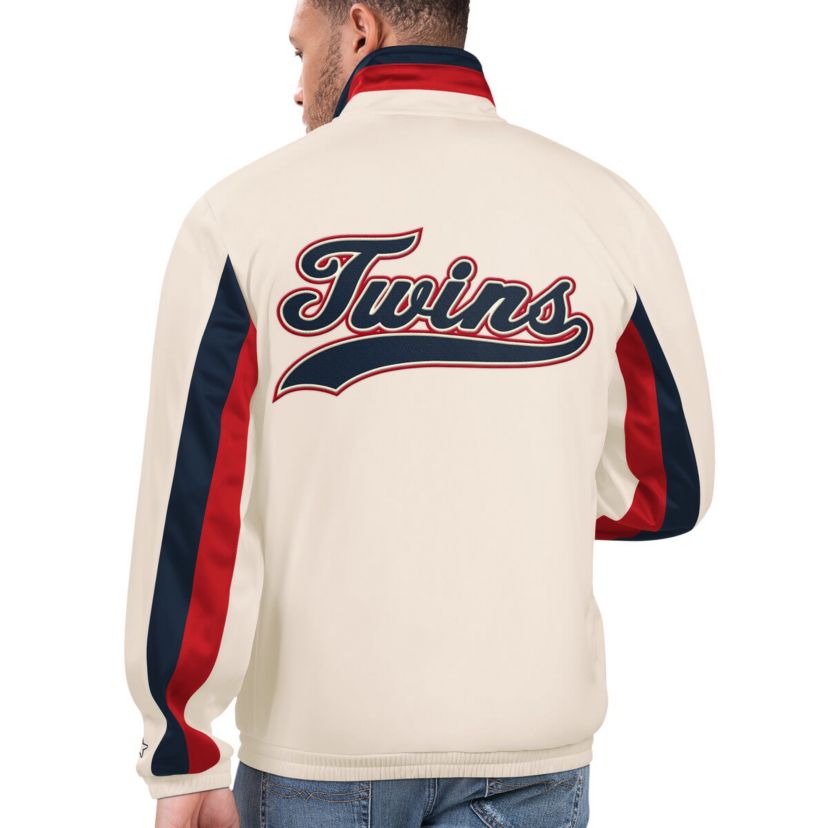 MLB Minnesota Twins Rebound Cooperstown Collection Full-Zip Track Jacket