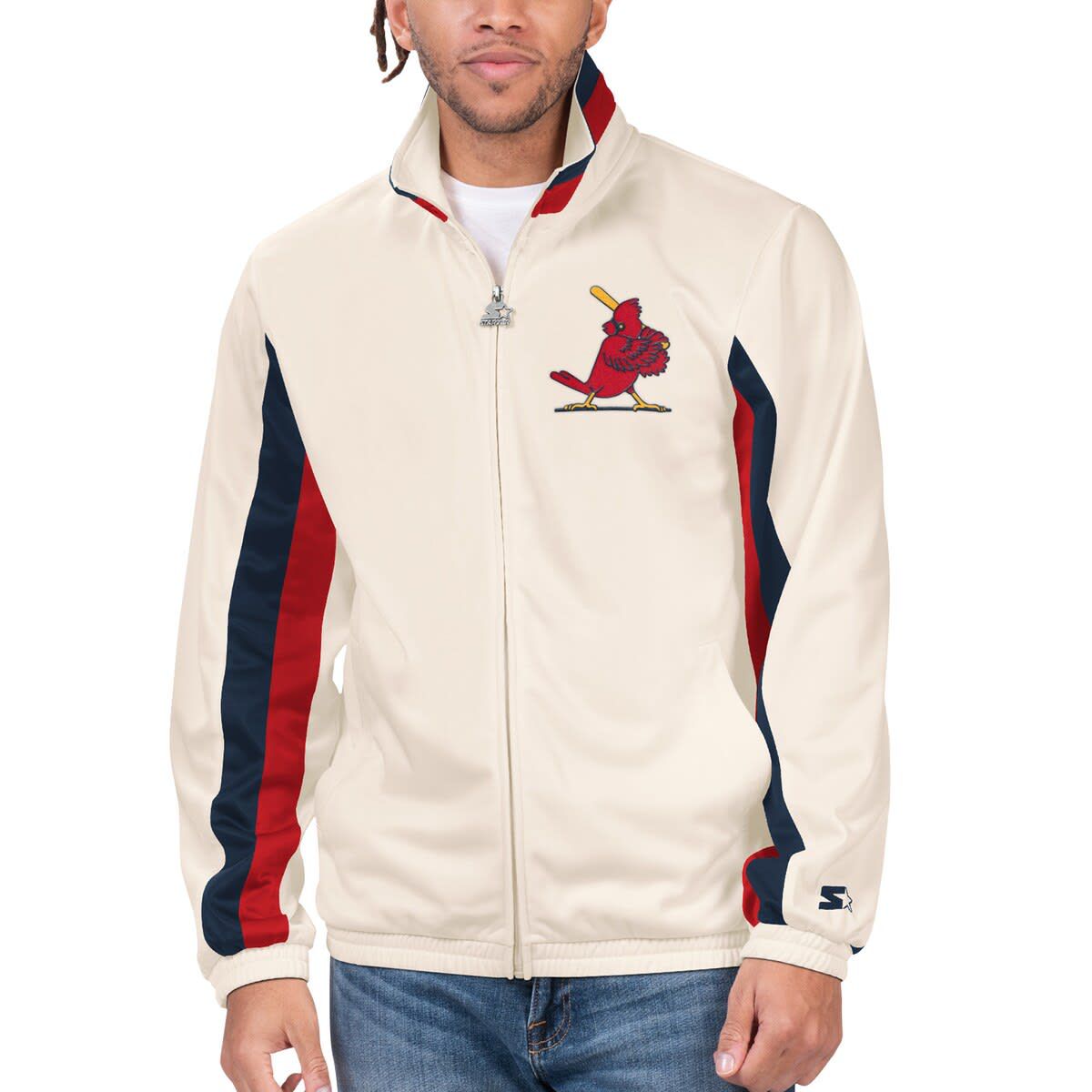 MLB St. Louis Cardinals Rebound Cooperstown Collection Full-Zip Track Jacket