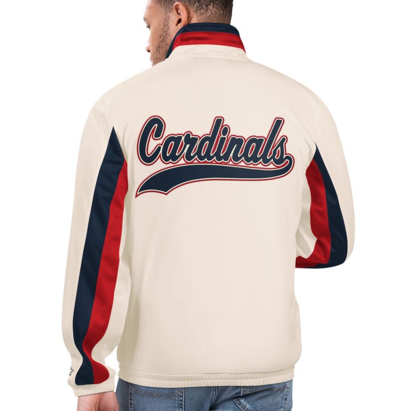 MLB St. Louis Cardinals Rebound Cooperstown Collection Full-Zip Track Jacket
