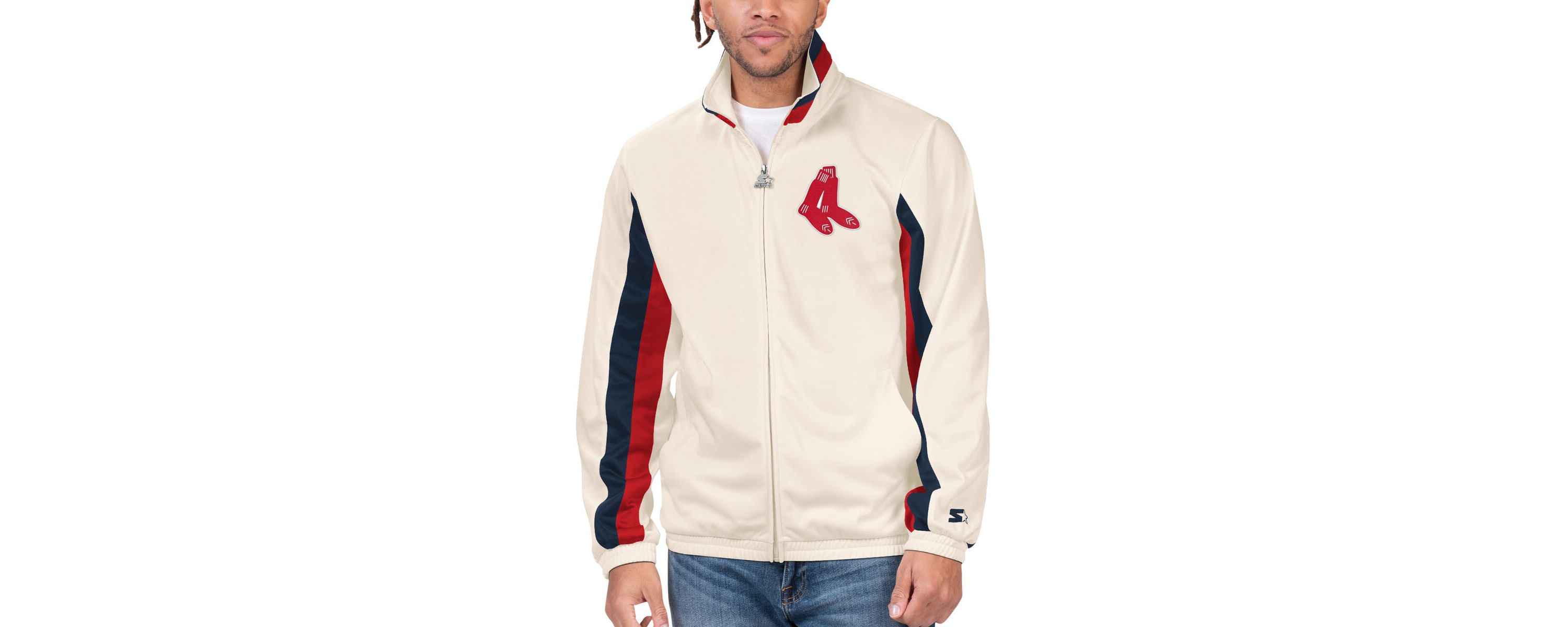 Boston Red Sox MLB Boston Sox Rebound Cooperstown Collection Full-Zip Track Jacket