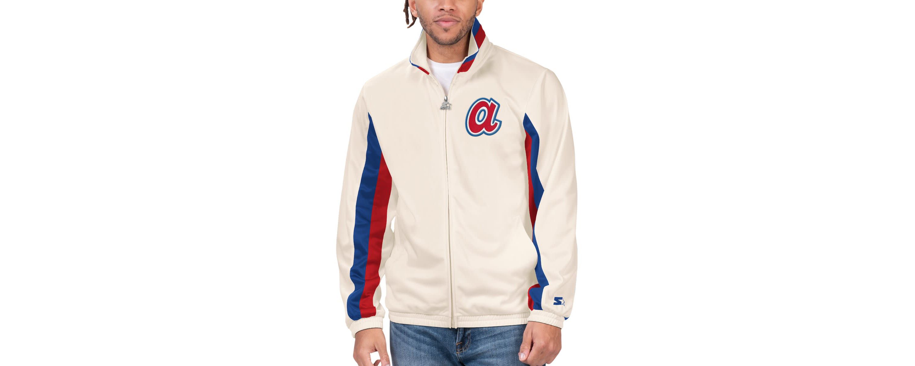 MLB Atlanta Braves Rebound Cooperstown Collection Full-Zip Track Jacket