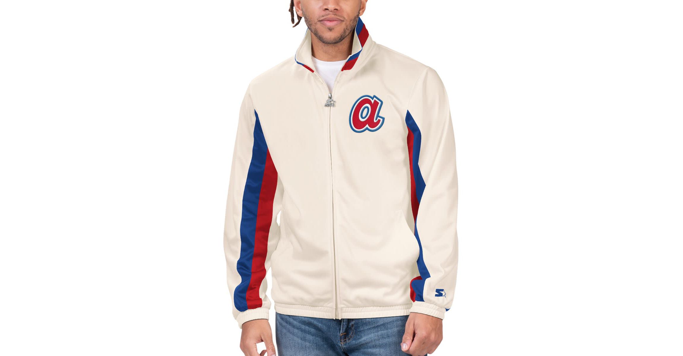MLB Atlanta Braves Rebound Cooperstown Collection Full-Zip Track Jacket