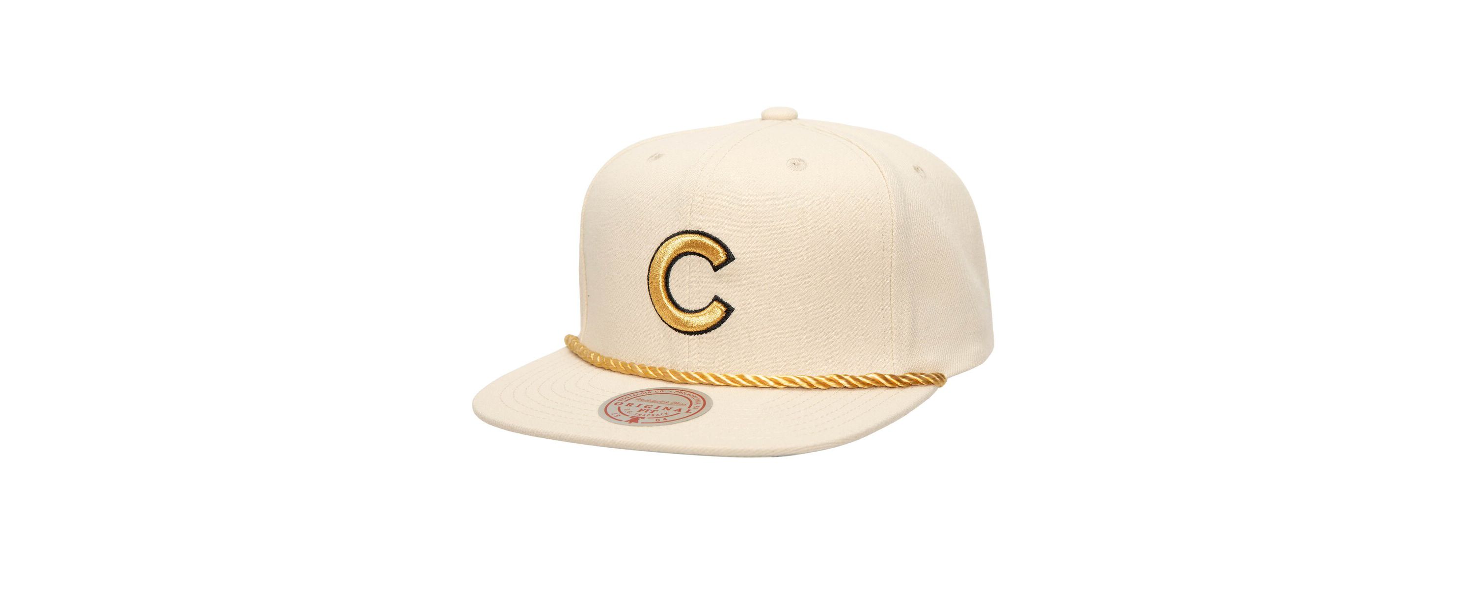 MLB Chicago Cubs Golden Ivory Snapback Hat