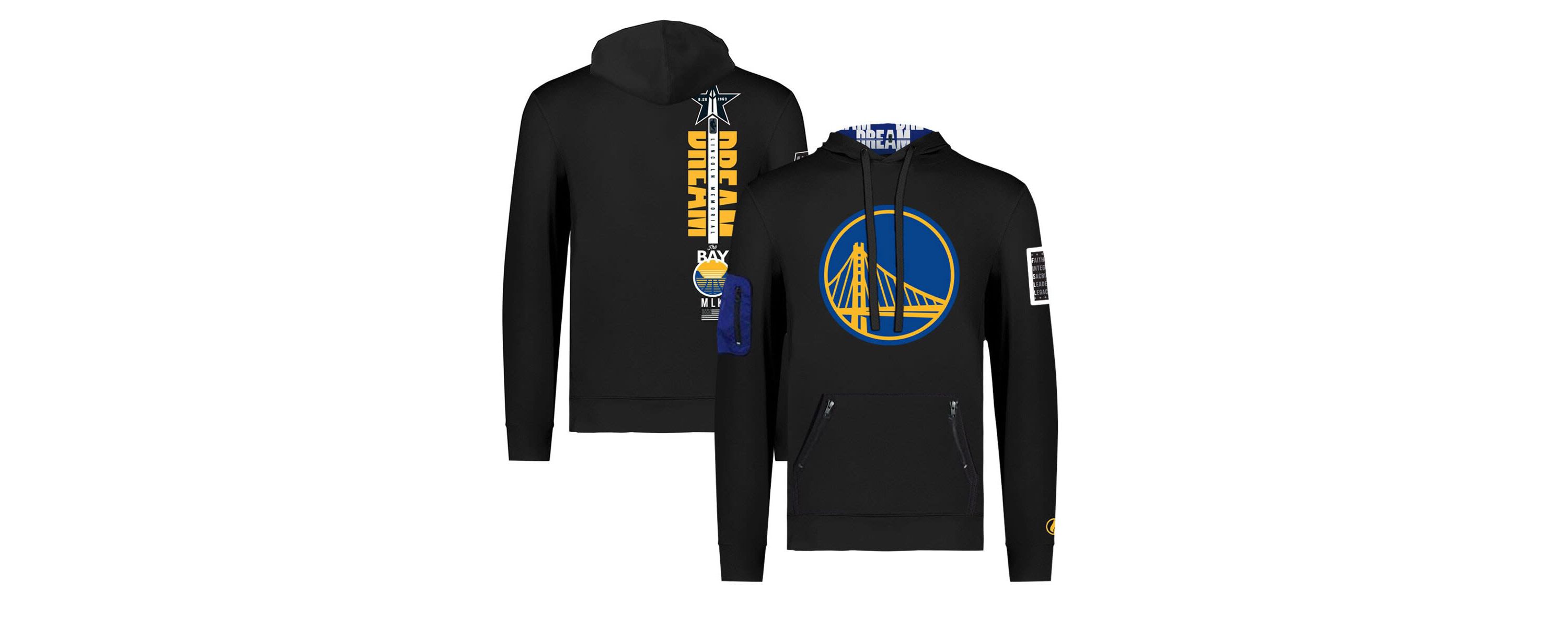 NBA Unisex x History Collection Golden State Warriors Pullover Hoodie