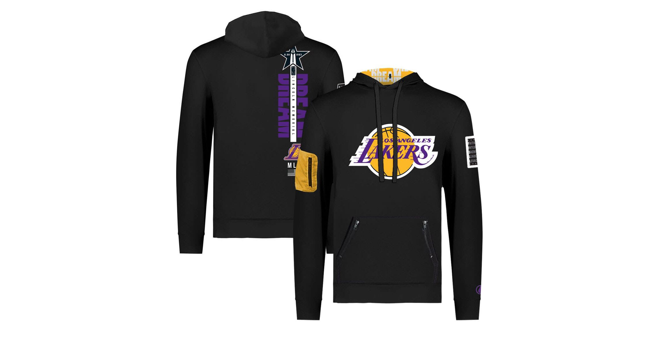 NBA Unisex x History Collection Los Angeles Lakers Pullover Hoodie