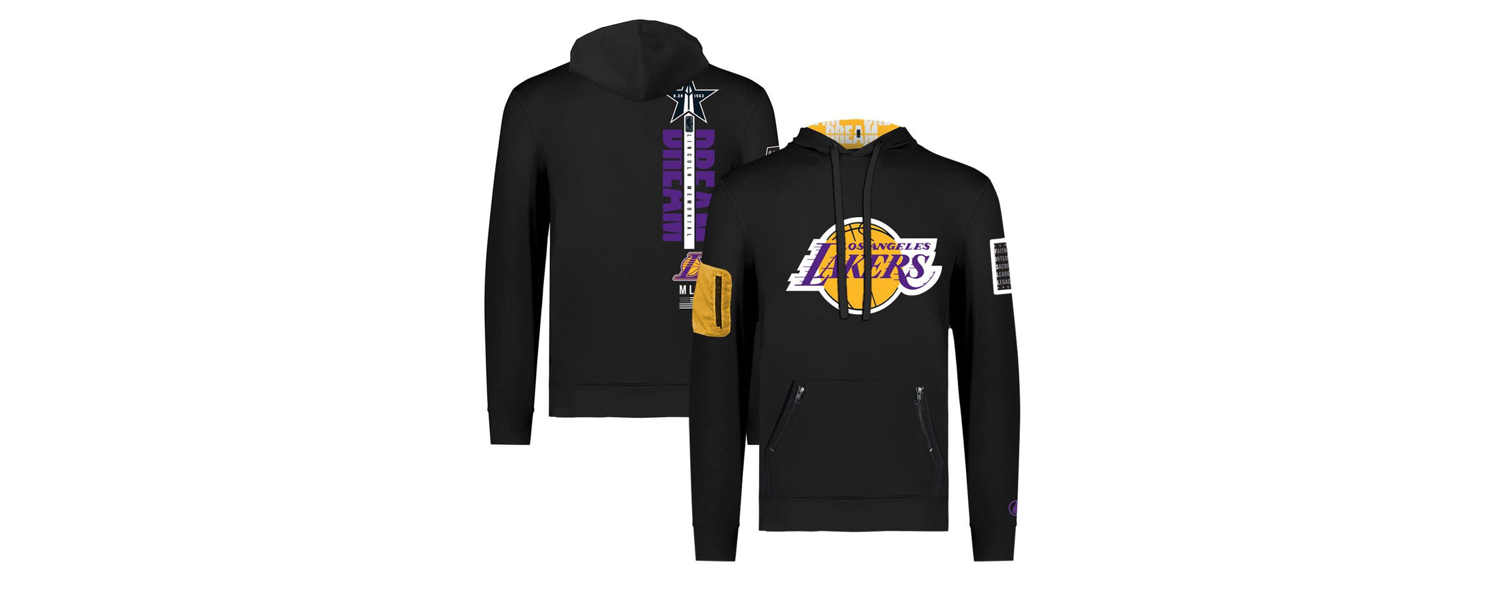 NBA Unisex x History Collection Los Angeles Lakers Pullover Hoodie