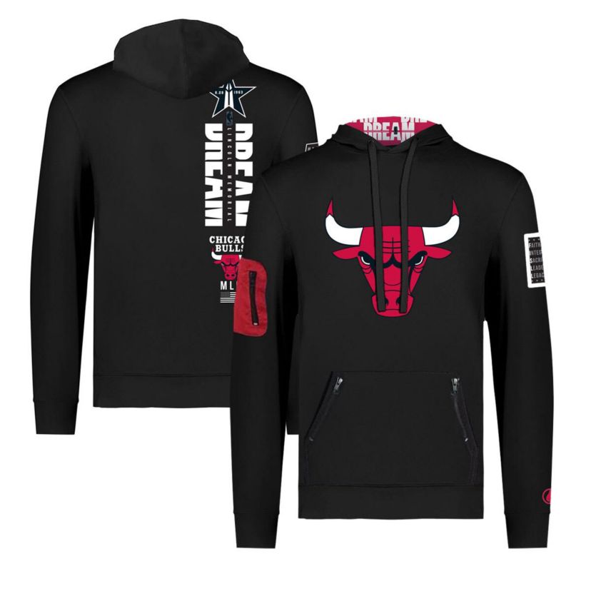 NBA Unisex x History Collection Chicago Bulls Pullover Hoodie