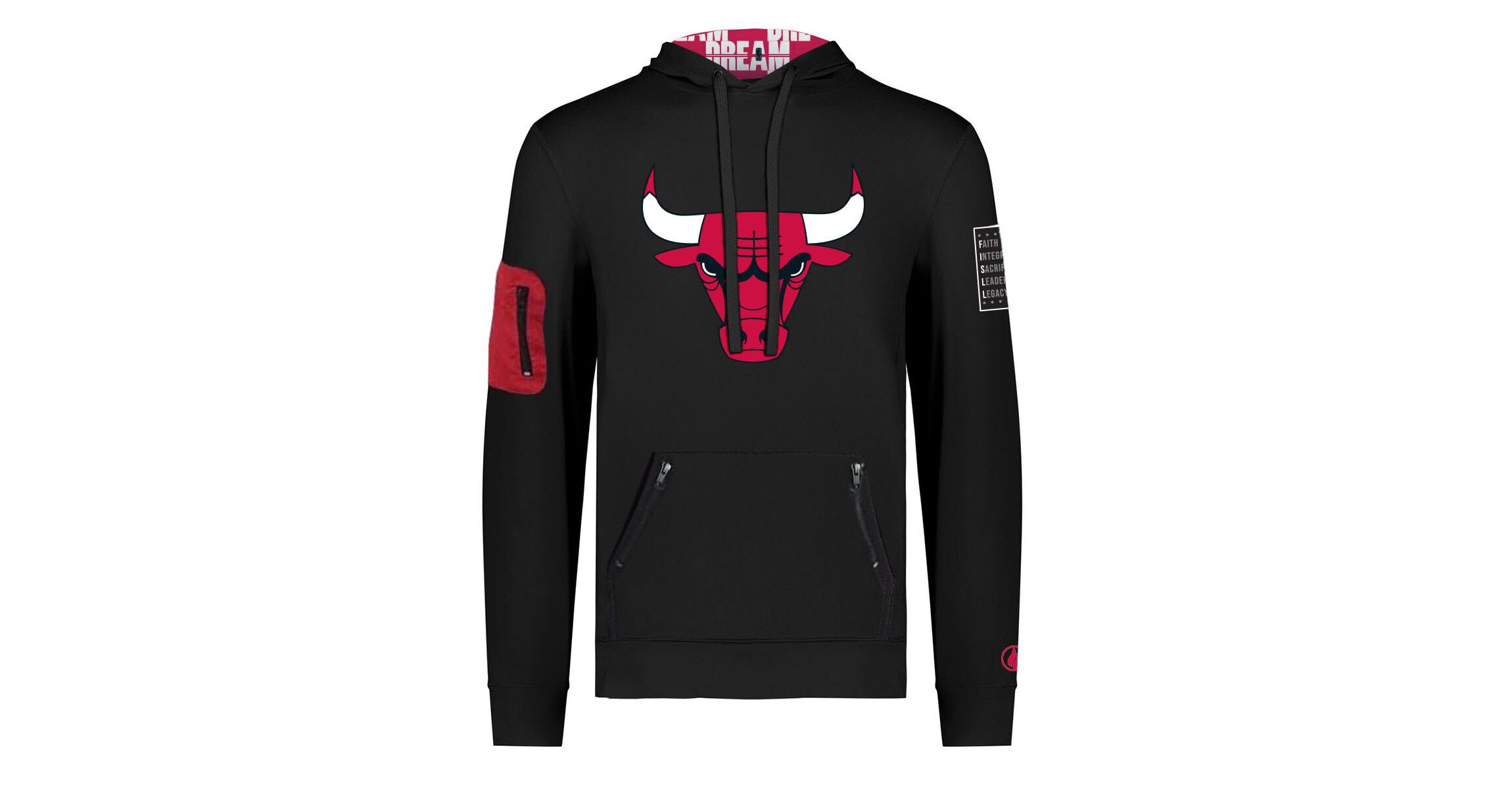 NBA Unisex x History Collection Chicago Bulls Pullover Hoodie
