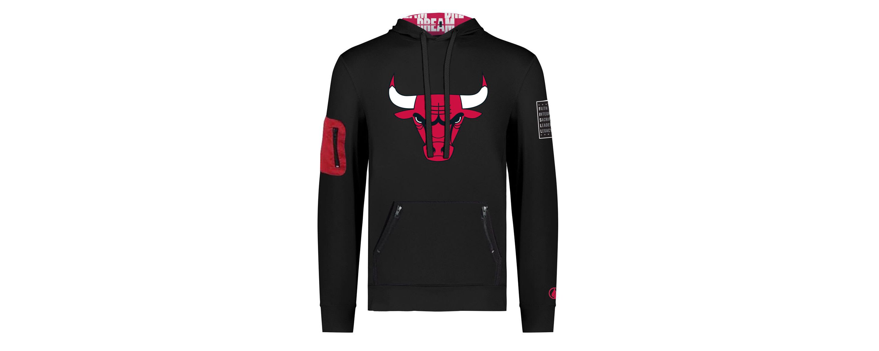 NBA Unisex x History Collection Chicago Bulls Pullover Hoodie