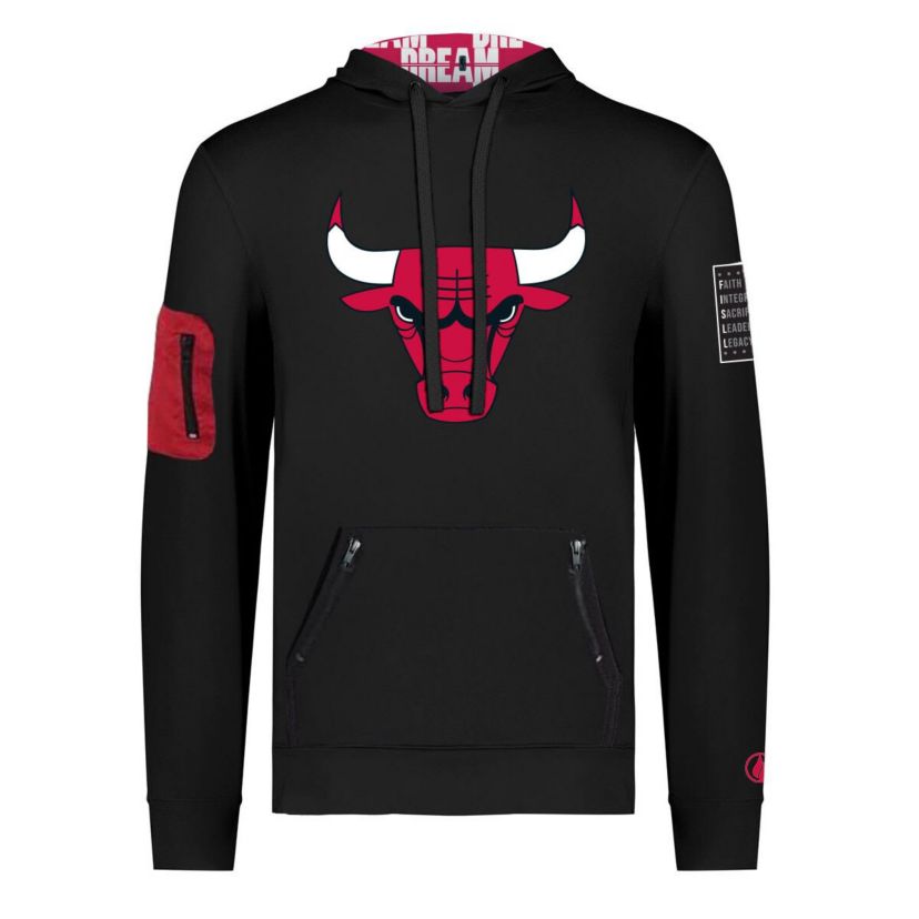 NBA Unisex x History Collection Chicago Bulls Pullover Hoodie