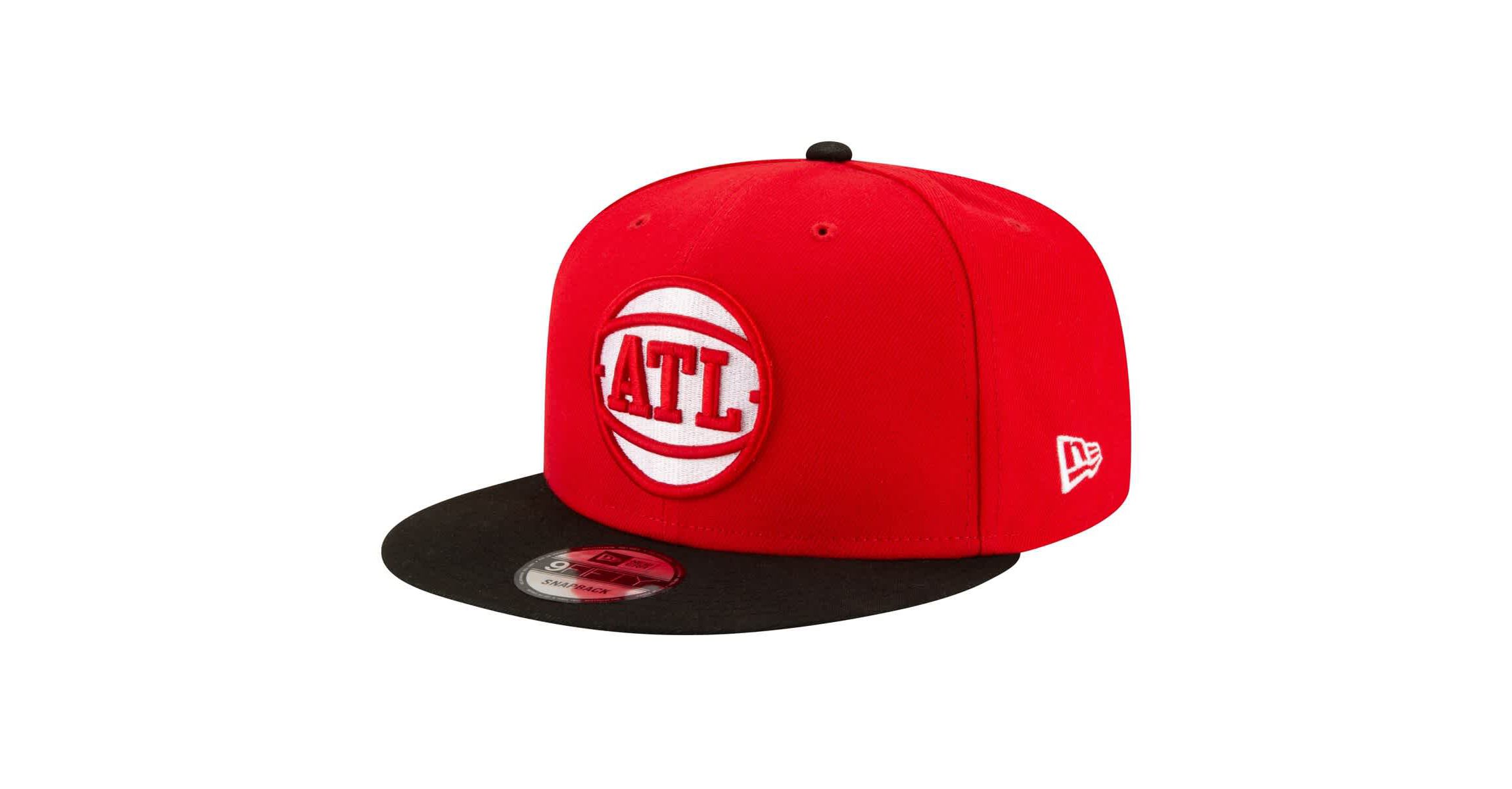 NBA Red/Black Atlanta Hawks Official Team Color 2Tone 9FIFTY Snapback Hat