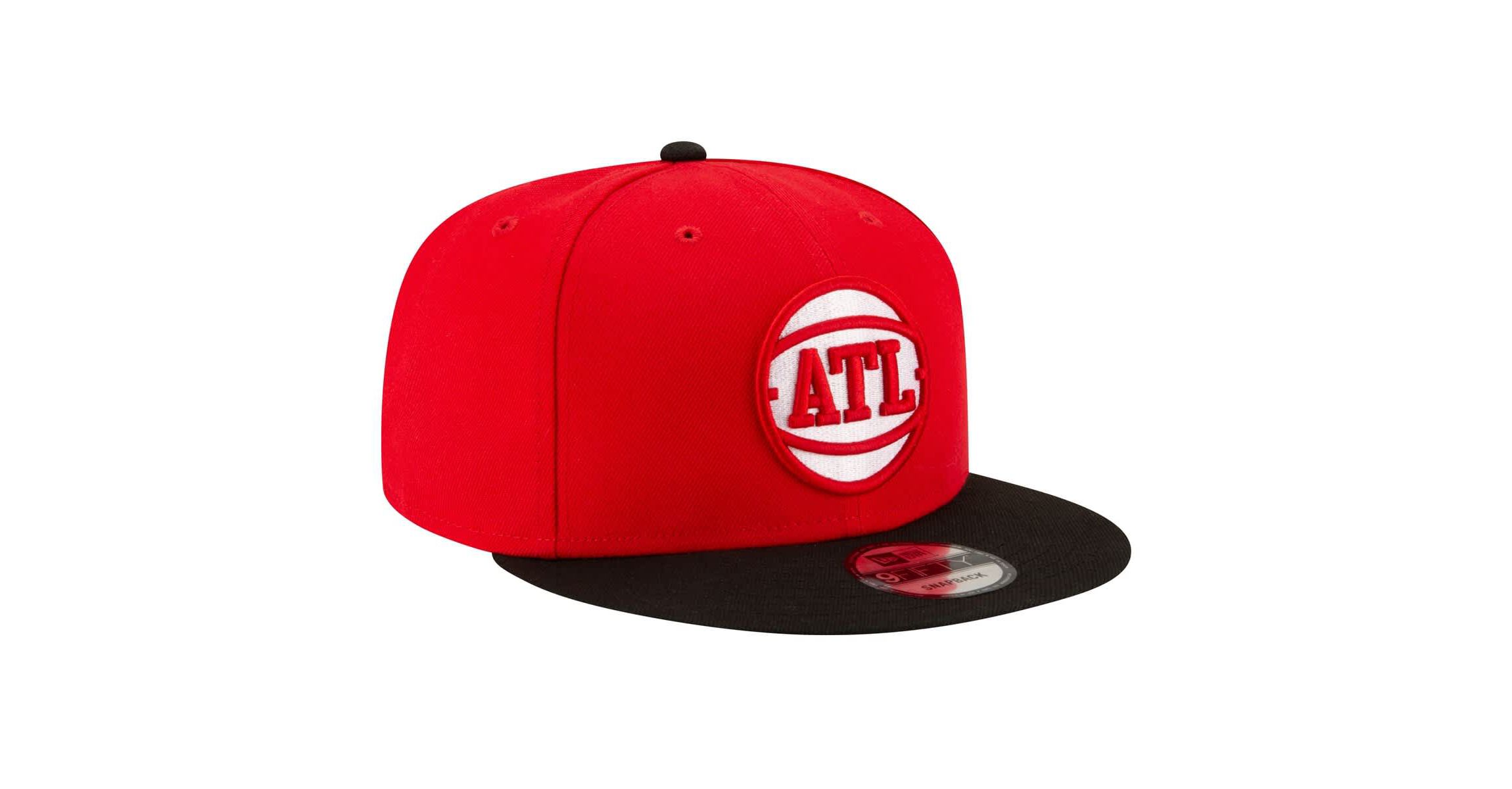 NBA Red/Black Atlanta Hawks Official Team Color 2Tone 9FIFTY Snapback Hat