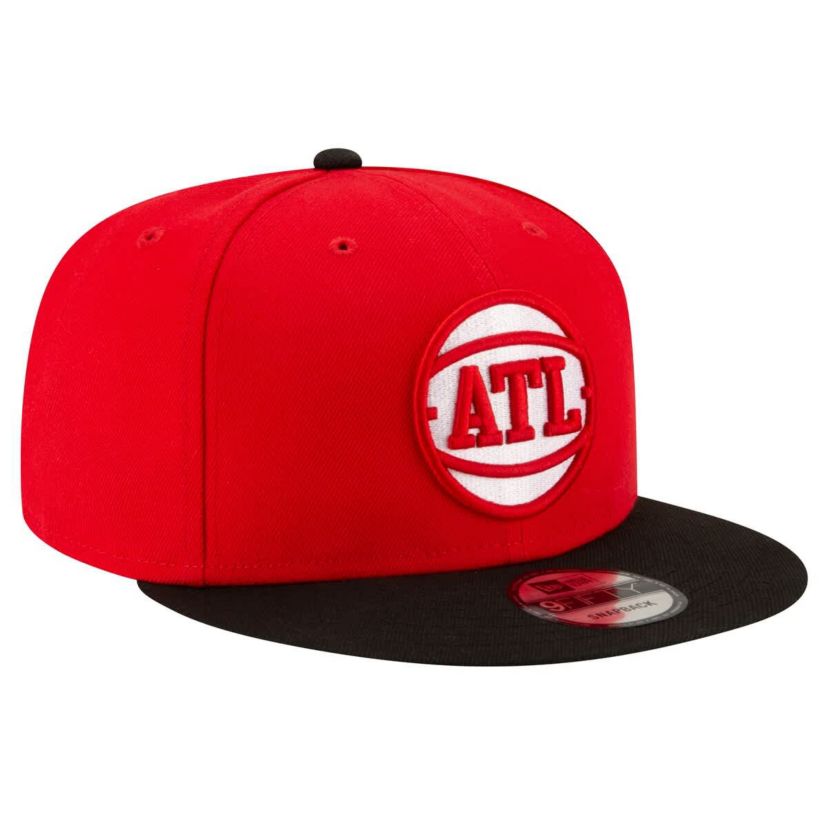 NBA Red/Black Atlanta Hawks Official Team Color 2Tone 9FIFTY Snapback Hat