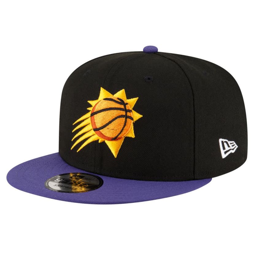 NBA Black/Purple Phoenix Suns Official Team Color 2Tone 9FIFTY Snapback Hat