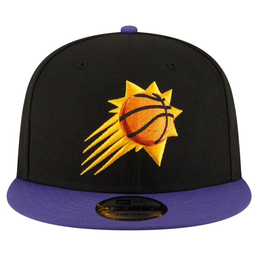 NBA Black/Purple Phoenix Suns Official Team Color 2Tone 9FIFTY Snapback Hat